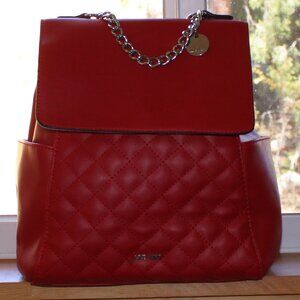 🎉2HP🎉Quilted Nine West Bag Backpack with Silver Accents